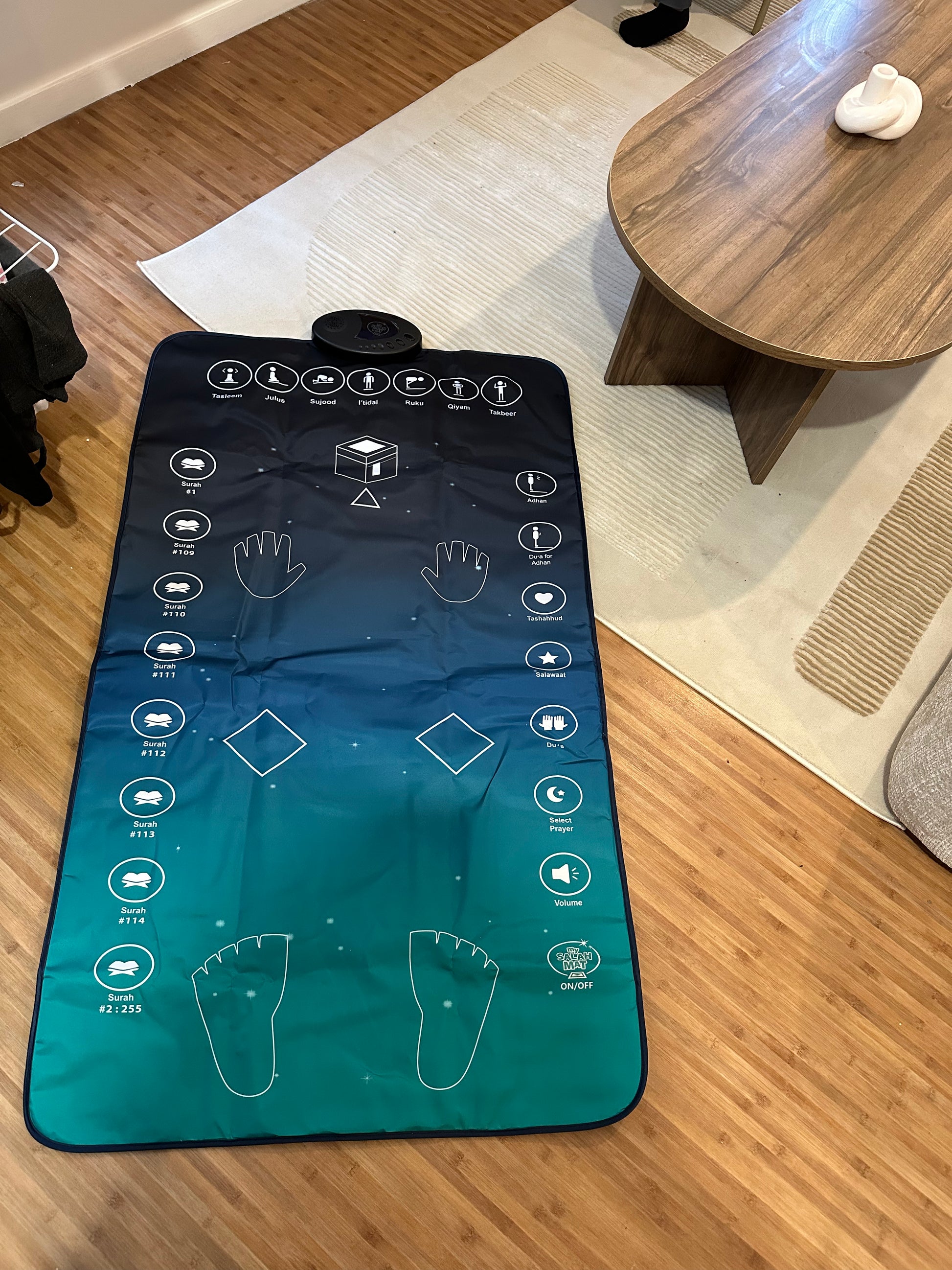 Tapis de prière interactif