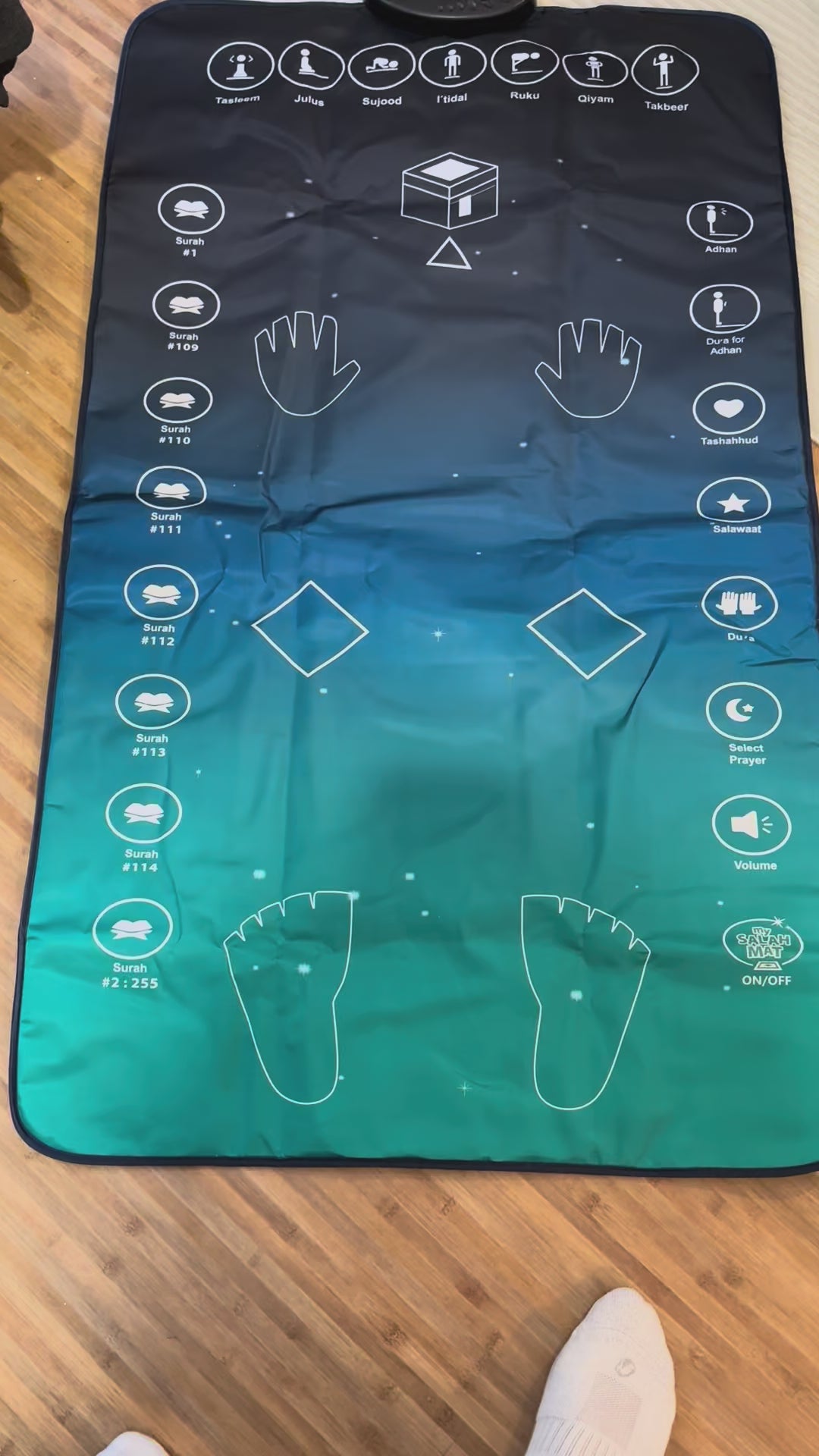 Tapis de prière interactif